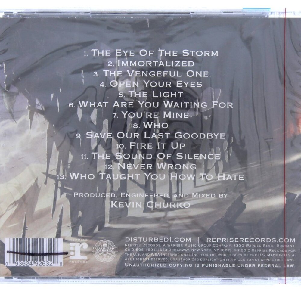 Disturbed Immortalized Music CD - Picture 2 of 2